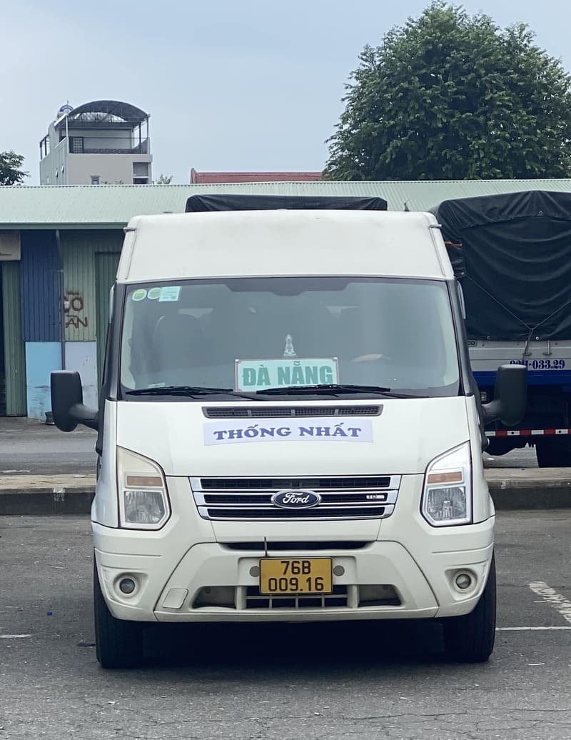 Nhà xe Thống Nhất Quảng Ngãi đi Đà Nẵng Quảng Nam
