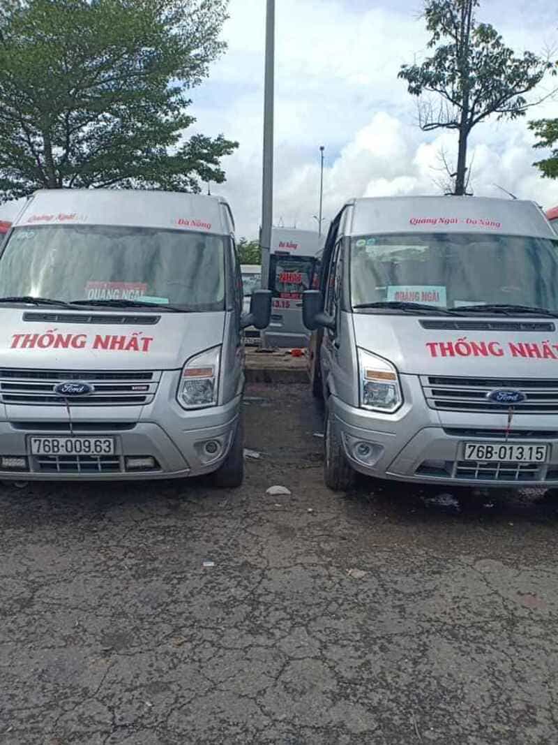 Nhà xe Thống Nhất Quảng Ngãi đi Đà Nẵng Quảng Nam