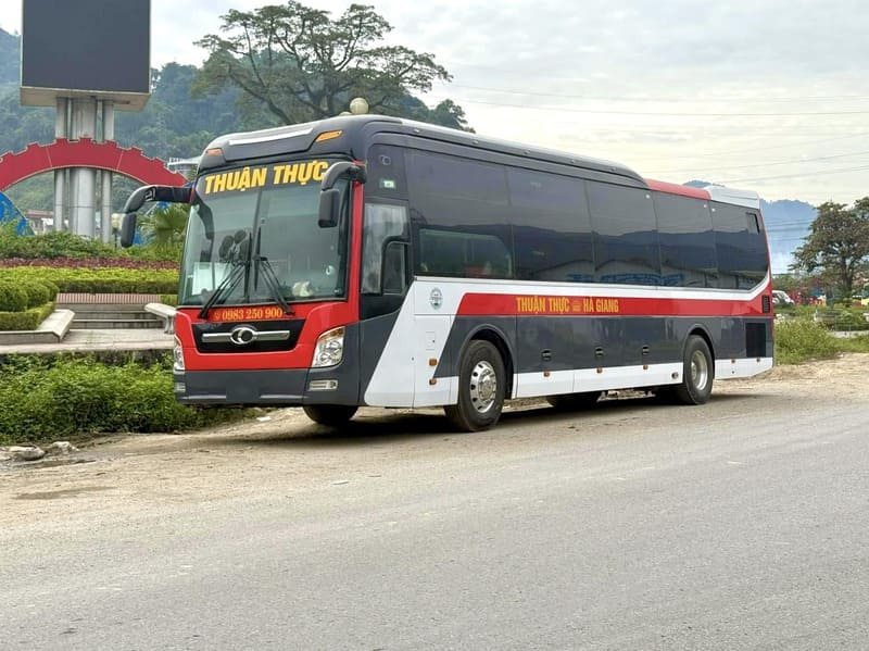 Nhà xe Thuận Thực Hà Giang đi Bắc Ninh Bắc Giang Quảng Ninh