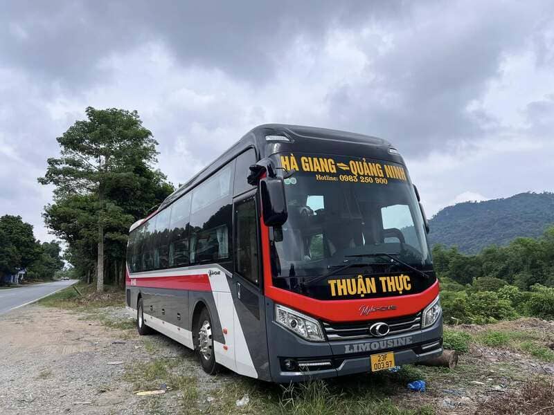 Nhà xe Thuận Thực Hà Giang đi Bắc Ninh Bắc Giang Quảng Ninh