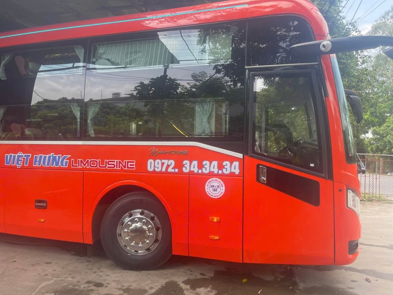 Nhà xe Việt Hưng Hải Dương đi Sài Gòn Bình Dương Đồng Nai