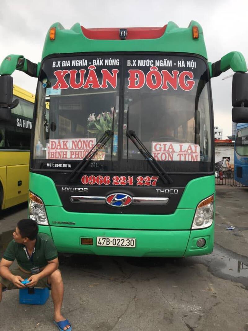 Nhà xe Xuân Đông Đắk Nông đi Hà Nội Bắc Ninh Hải Phòng