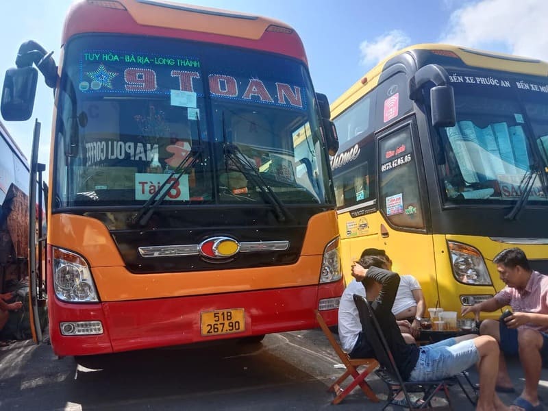 Nhà xe 9 Toàn Phú Yên đi Lagi Bà Rịa Nhơn Trạch Sài Gòn
