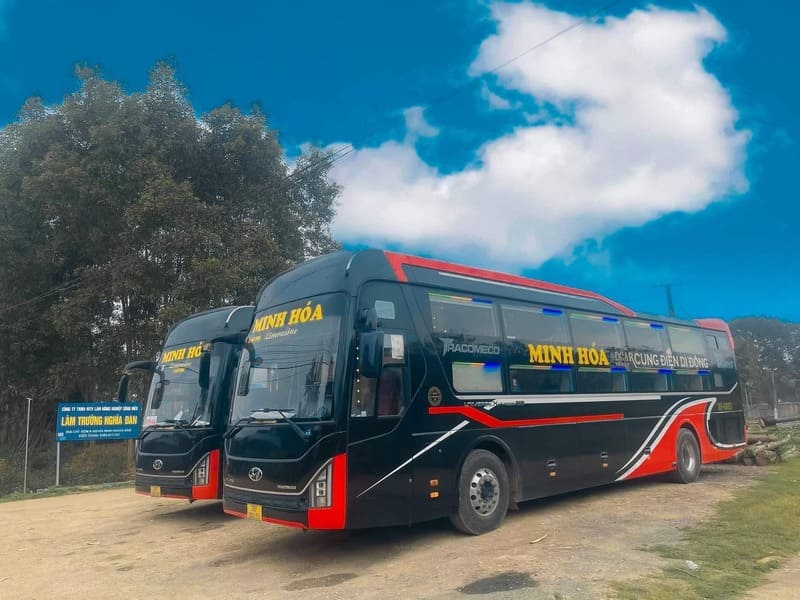 Nhà xe Minh Hóa Nghĩa Đàn Nghệ An đi Hà Nội Mỹ Đình Nước Ngầm