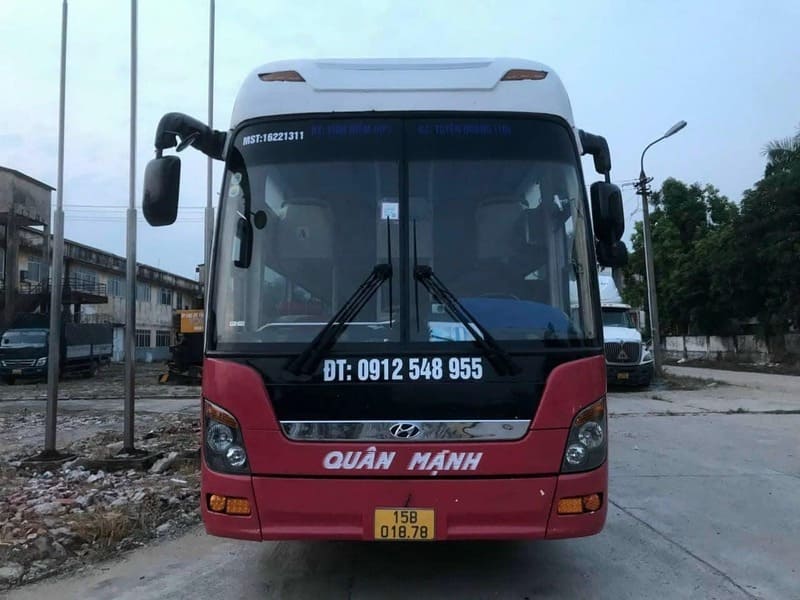 Nhà xe Quân Mạnh Hải Phòng Tuyên Quang: giá vé, số điện thoại