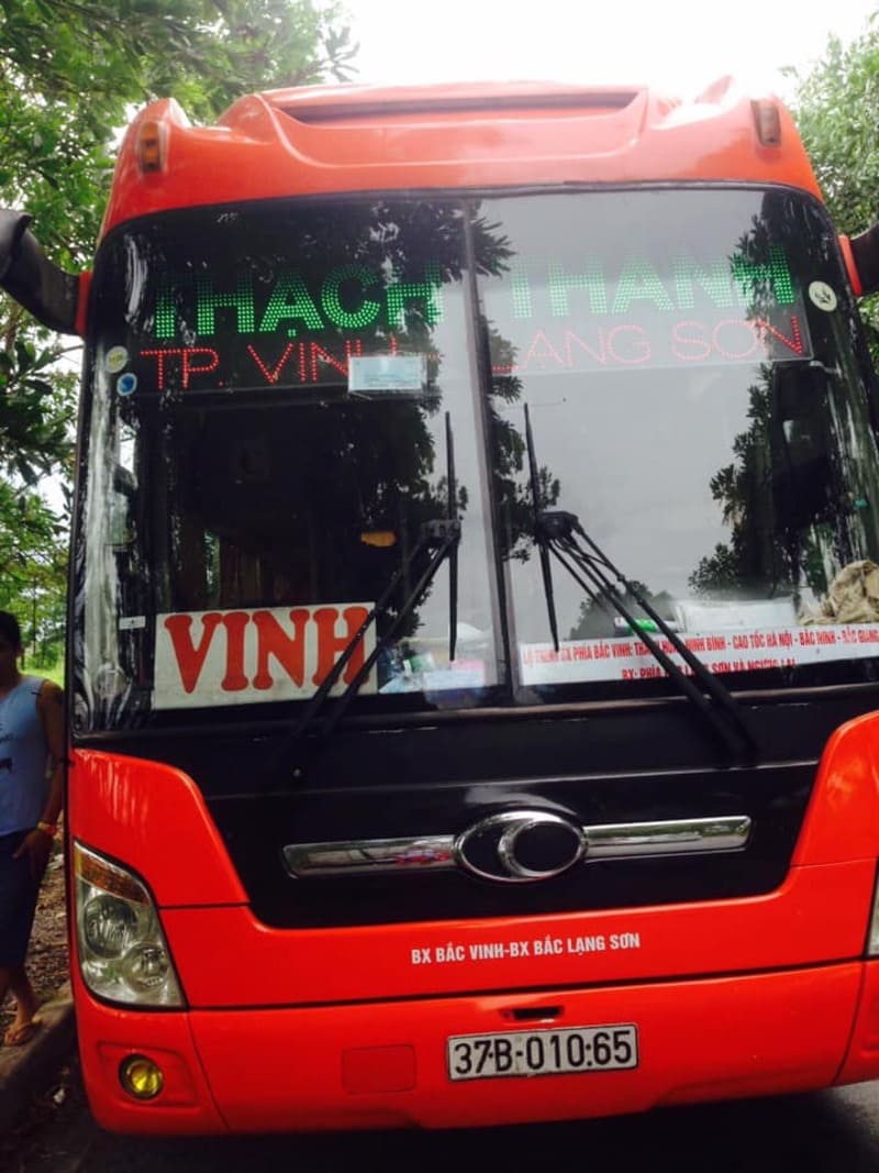 Nhà xe Thạch Thành Vinh Nghệ An đi Hà Nội và Lạng Sơn
