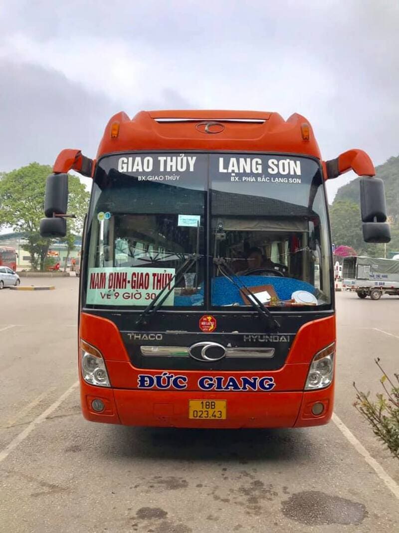 Top 4 Nhà xe Giao Thủy đi Lạng Sơn số điện thoại và giá vé