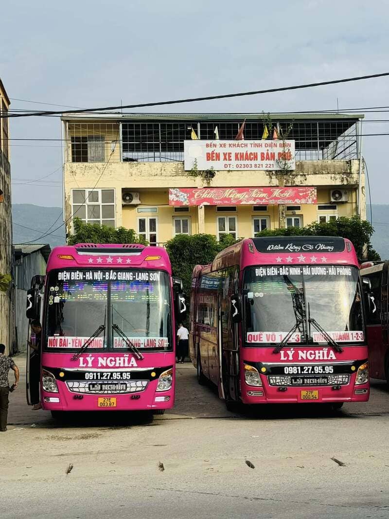 Đặt vé xe từ bến xe Gia Lâm đi Điện Biên 11 hãng giá rẻ