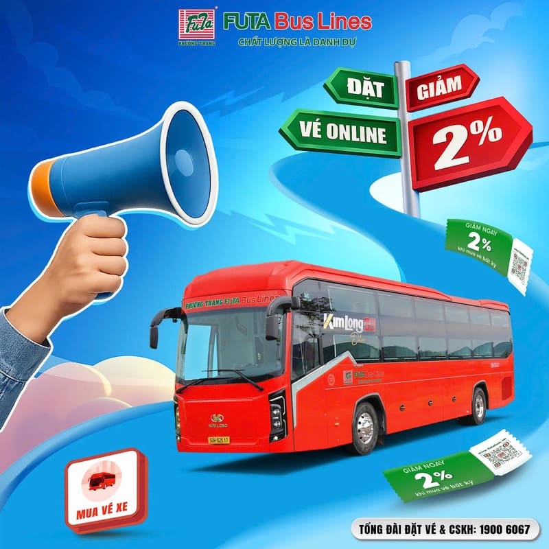 Xe Bến Tre đi Đà Lạt Bảo Lộc: 4 nhà xe được đánh giá cao nhất