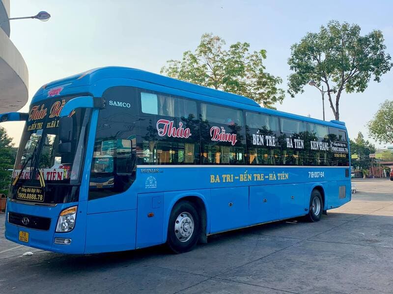 Đặt vé 8 nhà xe Bến Tre đi Hậu Giang