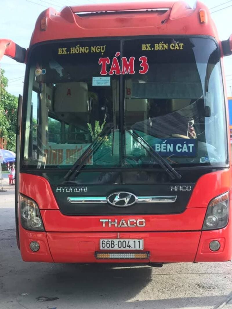 Đặt vé xe Bình Phước đi Đồng Tháp Cao Lãnh Sa Đéc Hồng Ngự