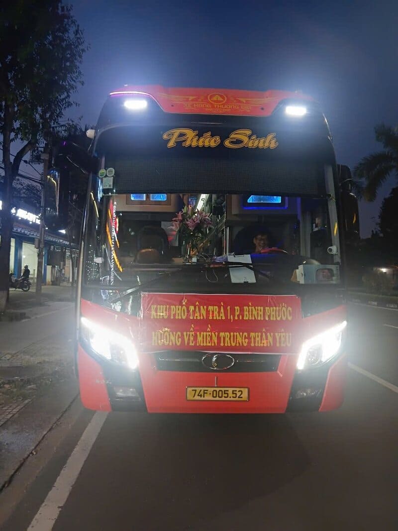 Đặt vé 6 nhà xe Bình Phước đi Quảng Ngãi