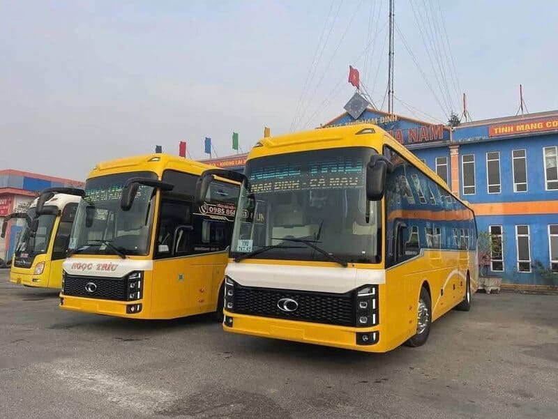 Đặt vé xe Cà Mau đi Nam Định Giao Thủy Hải Hậu 7 hãng