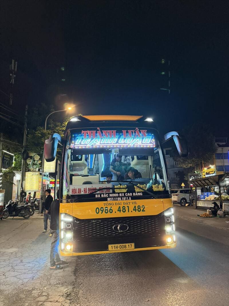 Đặt vé 9 nhà xe Cao Bằng đi Bắc Ninh chạy ngày & đêm