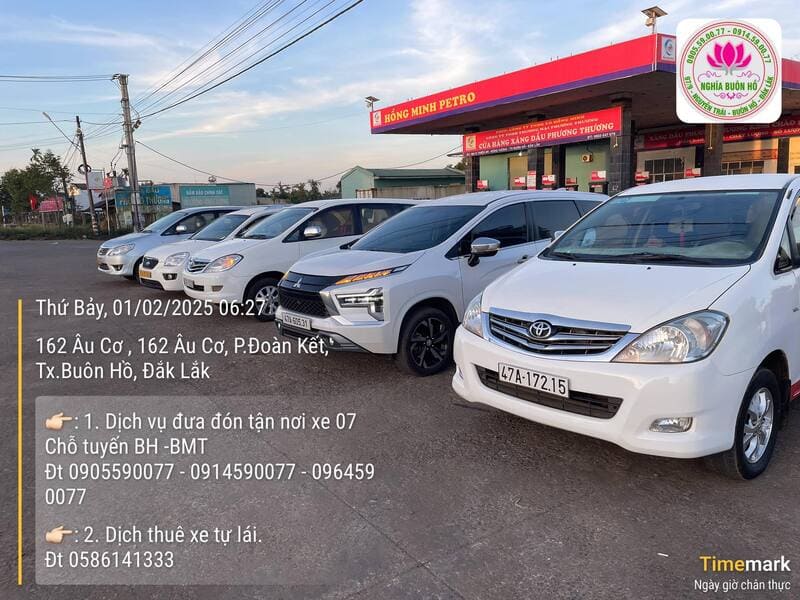 Đặt vé xe dịch vụ Buôn Hồ đi BMT Buôn Ma Thuột Đắk Lắk