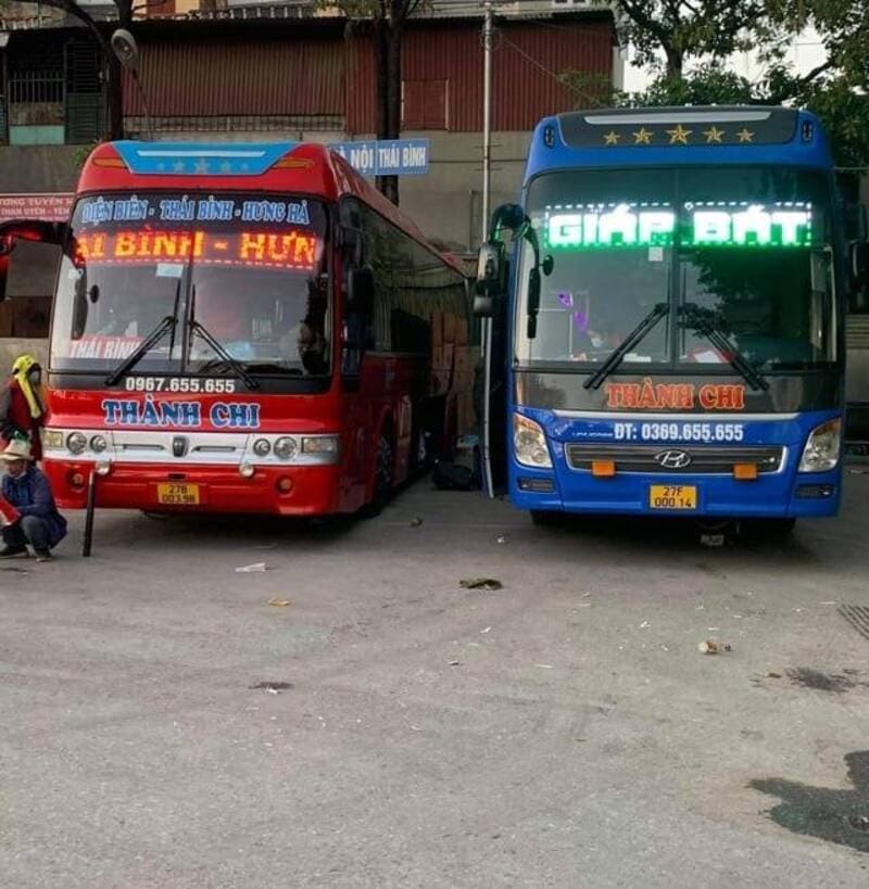 Đặt vé xe Điện Biên đi Thái Bình với 10 hãng