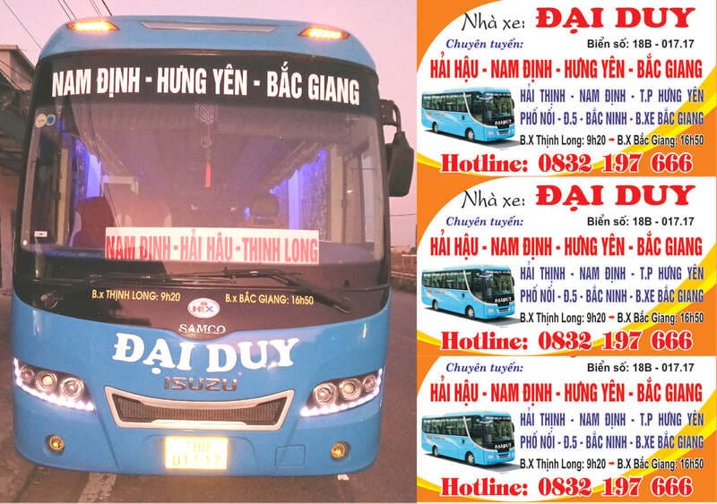 Đặt vé xe Hưng Yên đi Bắc Giang với 7 hãng tốt nhất