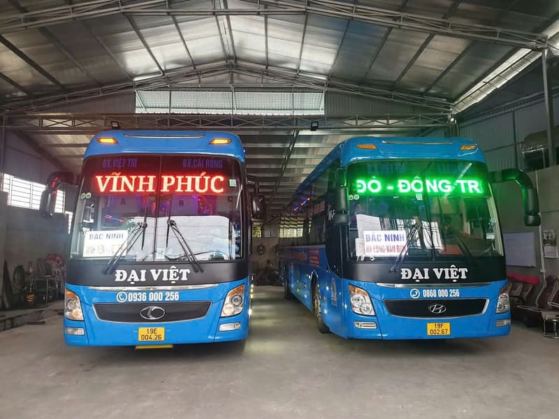Đặt vé xe khách Hưng Yên đi Phú Thọ Việt Trì 9 hãng