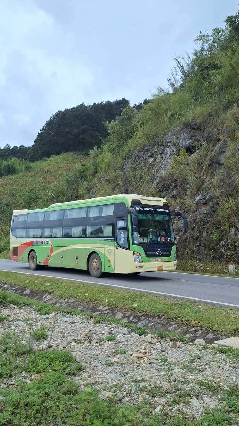 Đặt vé xe khách Sơn La đi Hưng Yên về Mộc Châu 13 hãng