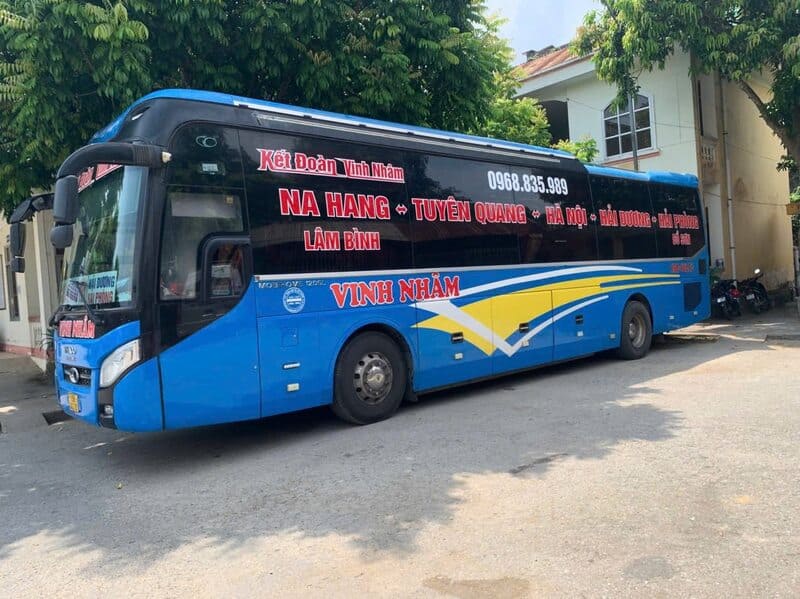 Đặt vé 7 nhà xe khách Vĩnh Phúc đi Tuyên Quang