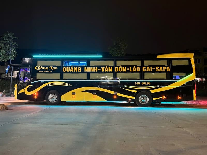 Đặt vé 13 nhà xe Lào Cai Quảng Ninh Hạ Long Uông Bí Cẩm Phả