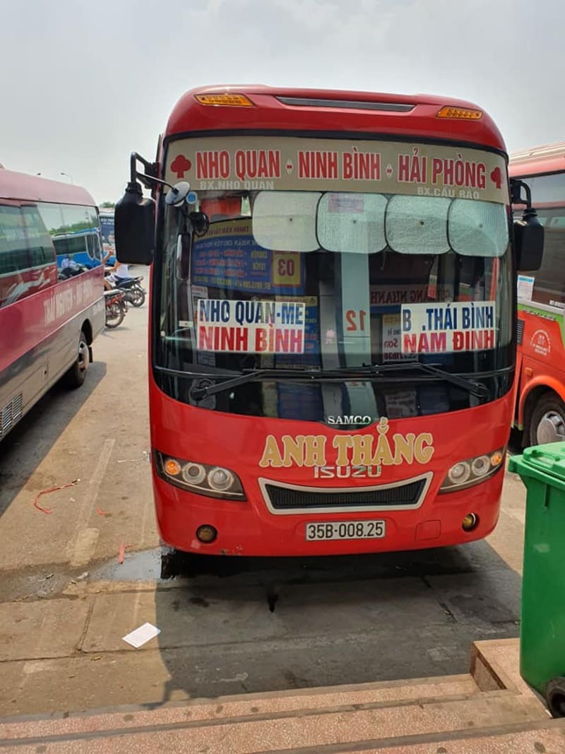 Đặt vé 10 nhà xe Nho Quan (Ninh Bình) đi Hải Phòng