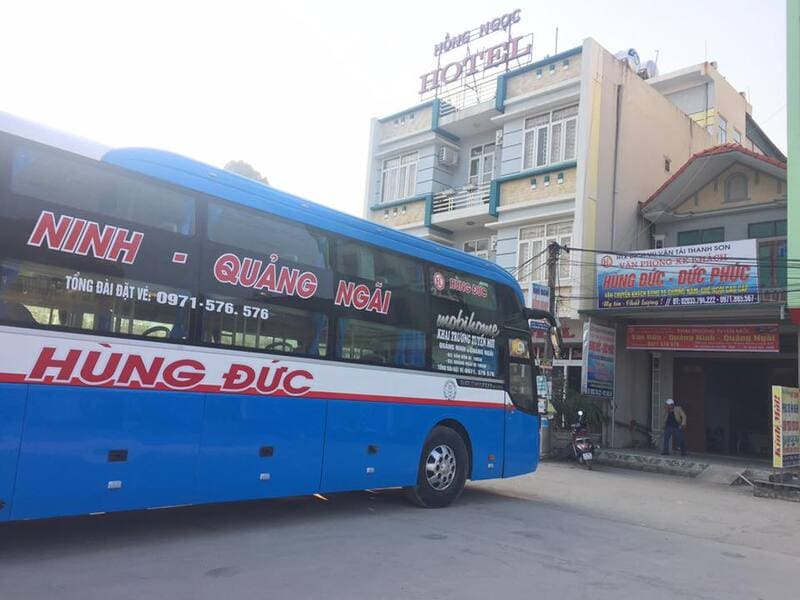 Đặt vé 10 nhà xe Quảng Bình đi Quảng Ngãi