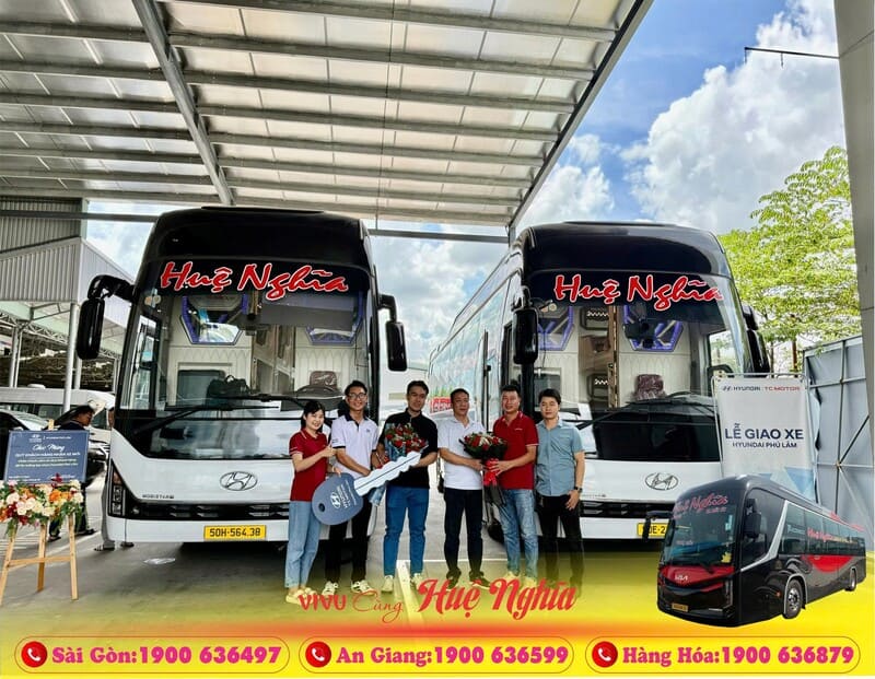 Đặt vé 10 nhà xe Sài Gòn (TPHCM) đi Tịnh Biên An Giang