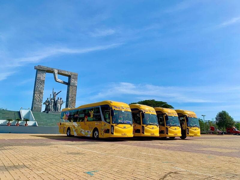 Đặt vé xe Sài Gòn đi Vĩnh Hy Hang Rái Thái An & núi Chúa