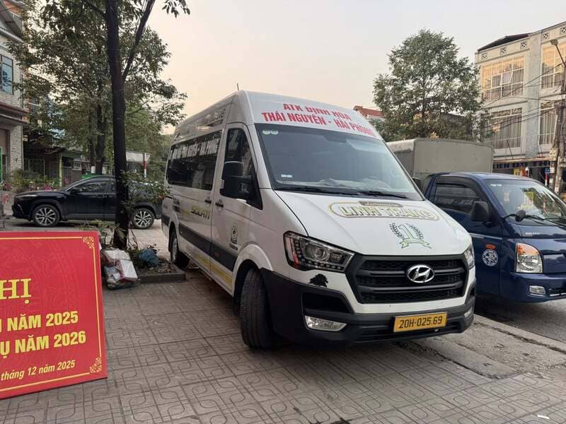 10 Nhà xe Thái Nguyên đi Hải Phòng số điện thoại & giá vé