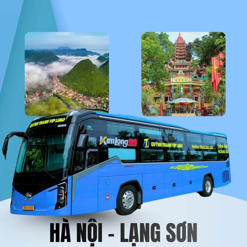 Đặt vé xe từ bến xe Giáp Bát đi Lạng Sơn 16 hãng