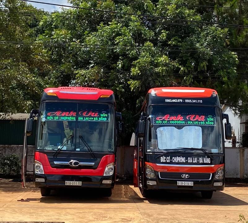 Đặt vé xe Gia Lai đi Quảng Nam (Tam Kỳ đi Pleiku) 9 hãng