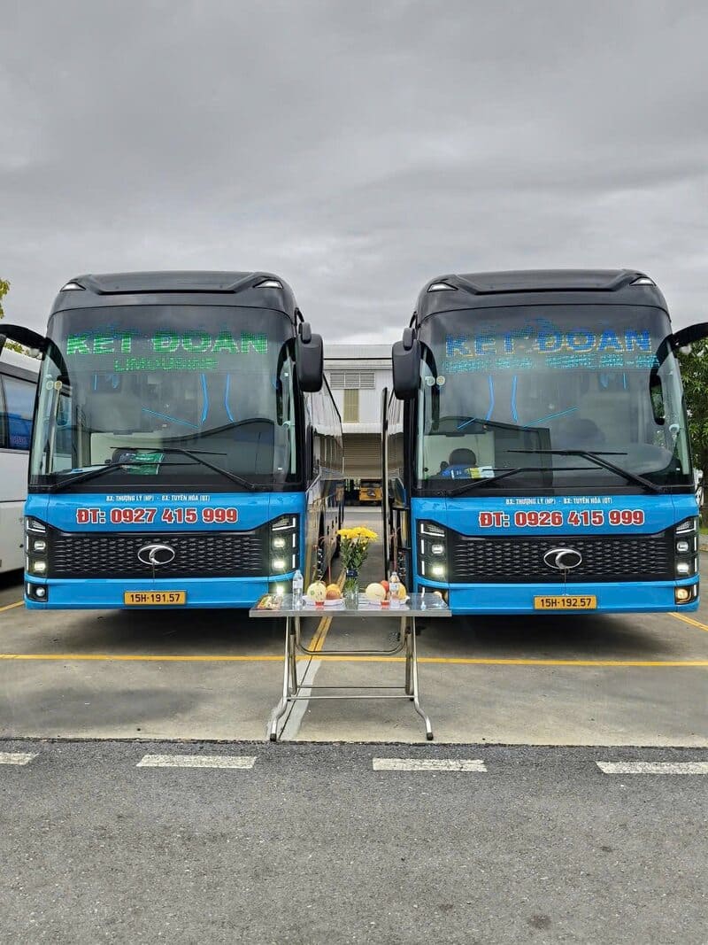 Đặt vé xe Hải Phòng đi Quảng Bình Đồng Hới 12 hãng