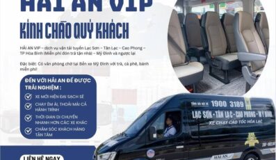 Đặt vé xe Hòa Bình đi Giao Thủy với 8 hãng tốt nhất