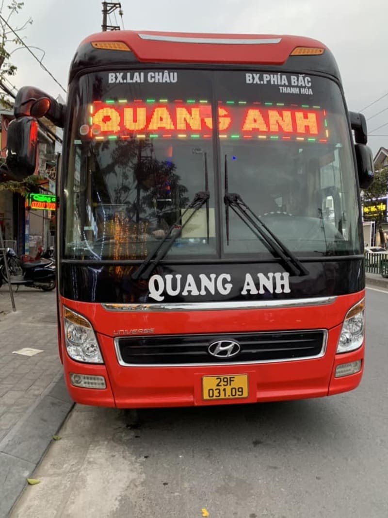 Đặt vé xe Thanh Hóa đi Lai Châu với 7 hãng